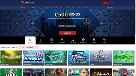 7 sultans casino móvel de download