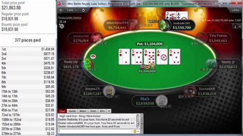 A pokerstars gtd