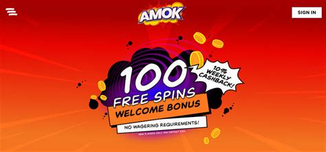 Amok casino bonus