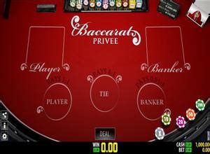 Baccarat Privee Betano