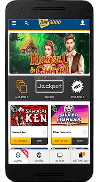 Bet3000 casino app