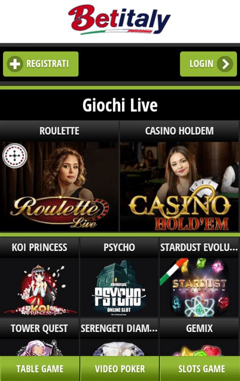 Betitaly casino download