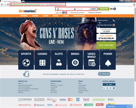 Betmotion casino login