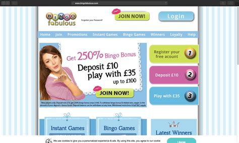 Bingo fabulous casino login