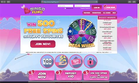 Bingo fling casino login