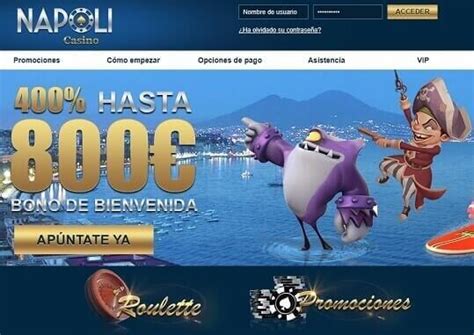 Casino napoli codigo promocional