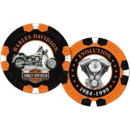 Comércio harley davidson fichas de poker