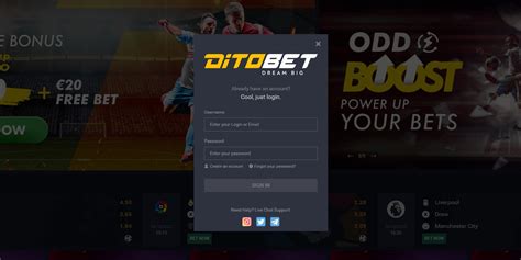 Ditobet casino login