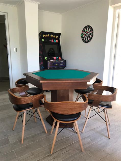 Diy mesa de poker de madeira