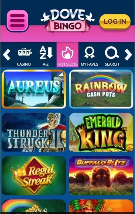 Dove bingo casino mobile