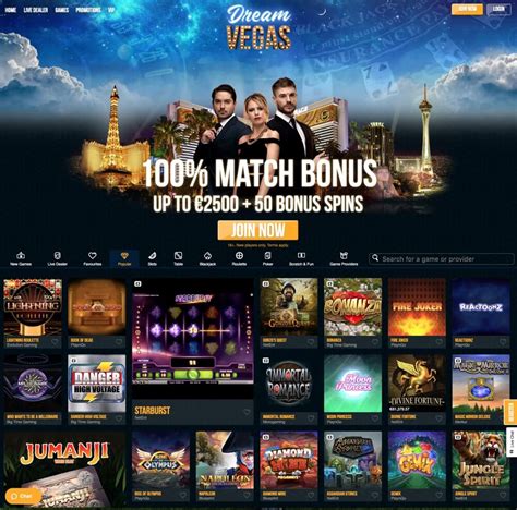 Dream vegas casino aplicação