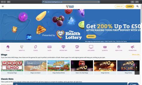 Health games casino login