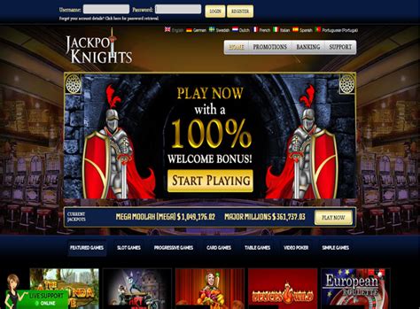 Jackpot knights casino aplicação