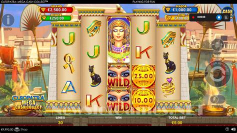 Jogue Cleopatra Mega Cash Collect online