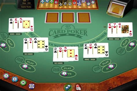 Jogue Three Card Poker 2 online