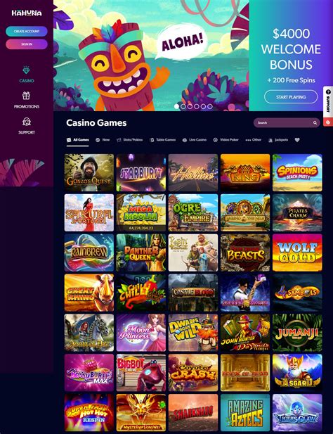 Kahuna casino online