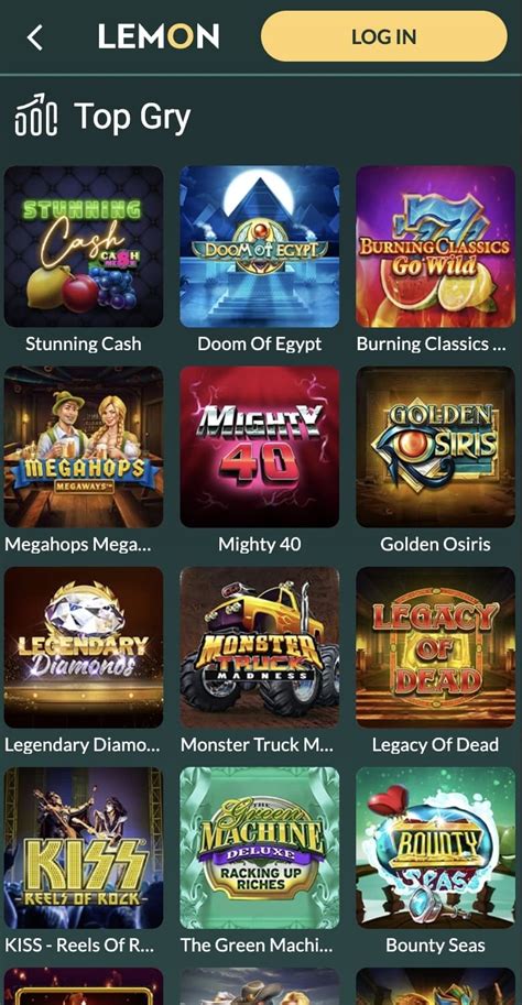 Lemon casino app