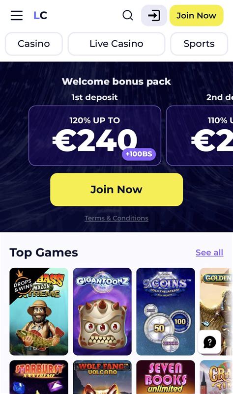 Lightcasino app