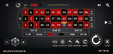 Luxe Roulette Multipliers bet365