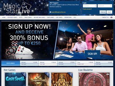 Magic star live casino Brazil