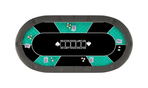 Mesa de poker superfície de palavras cruzadas