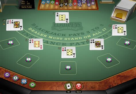 Multihand European Blackjack betsul