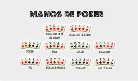 Nombre manos de poker texas holdem