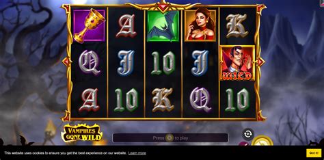 Play Vampires Gone Wild slot