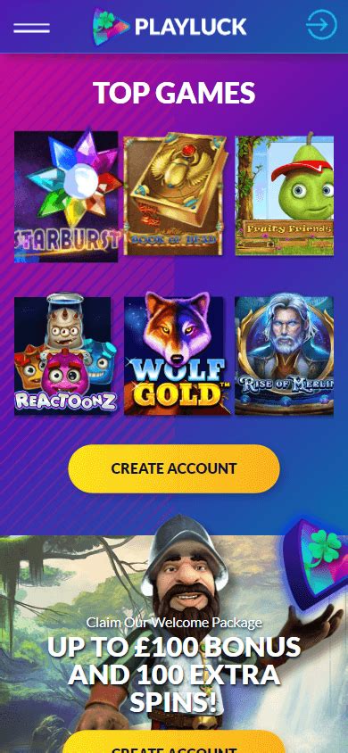 Playluck casino mobile