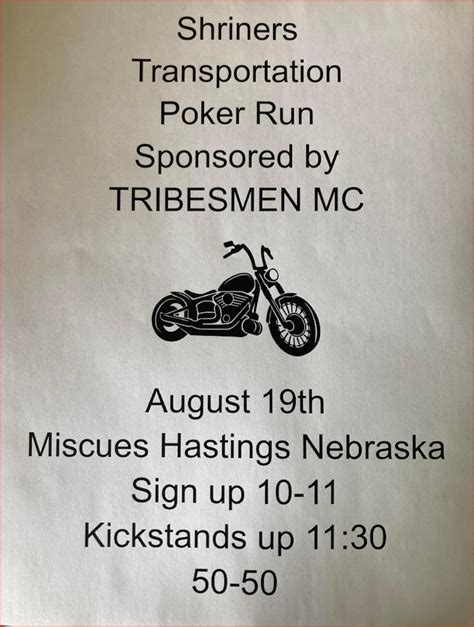 Poker run hastings nebraska