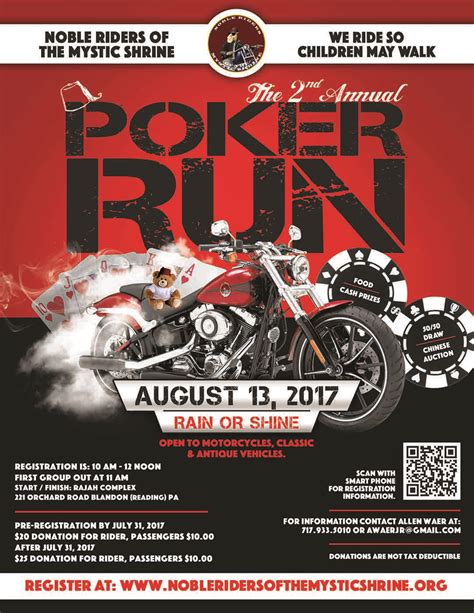 Poker run mortes