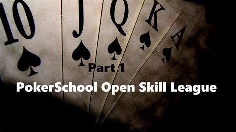 Pokerschool open skill league bilhete