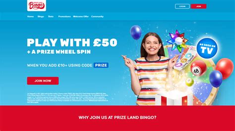 Prize land bingo casino login