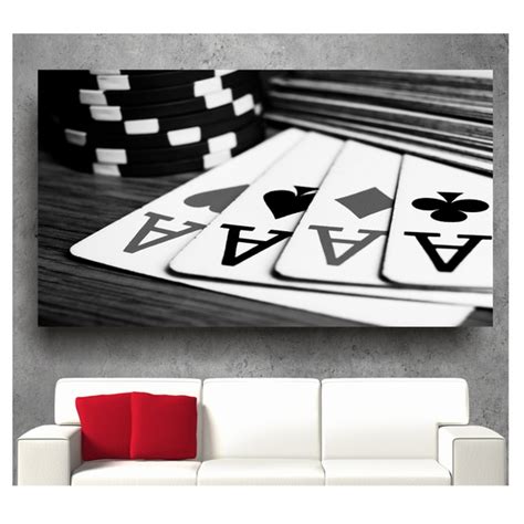 Sala de poker adesivos de parede