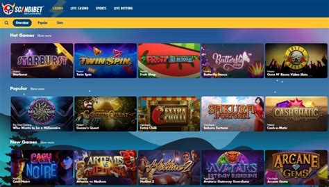 Scandibet casino login