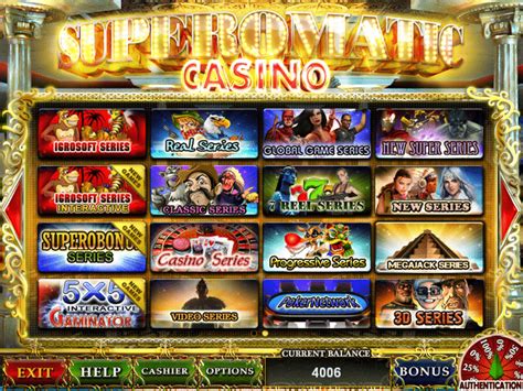 Superomatic casino app