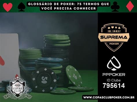 Termos de poker seco conselho