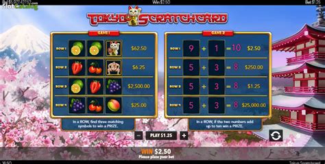 Tokyo Scratchcard PokerStars