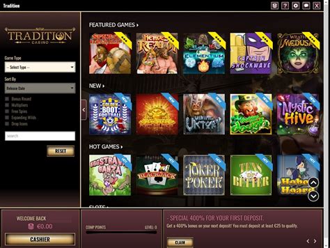 Tradition casino online