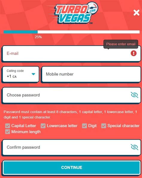 Turbo vegas casino login