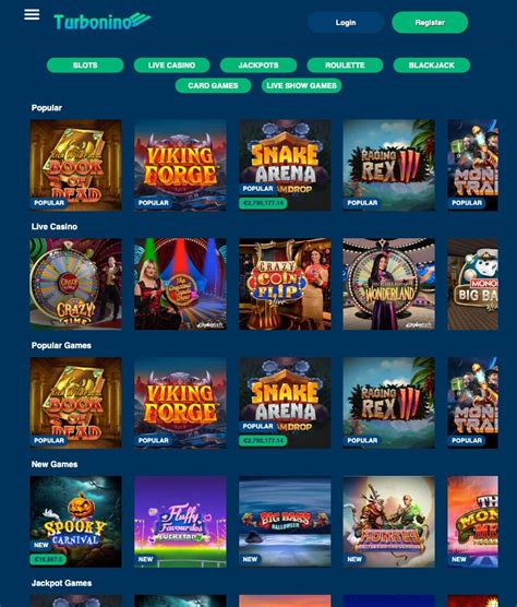 Turbonino casino login