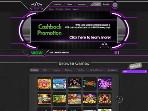 White lotus casino download