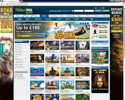 William hill casino login