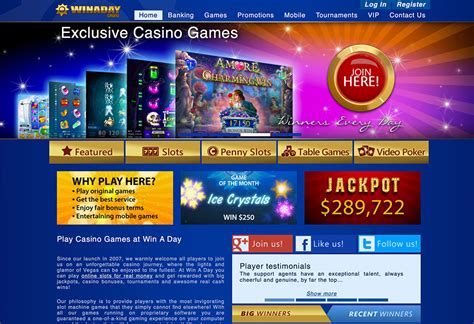 Win a day casino login