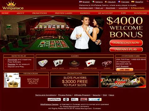 Win palace casino online