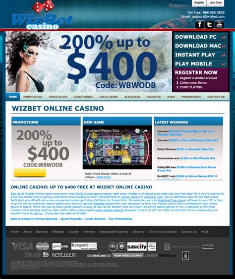 Wizbet casino Chile